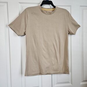 Ricky Singh Denim & Flower Light Tan Short Sleeve Tee